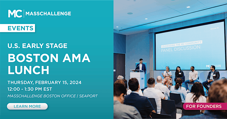 Mass Challenge Lunch Event banner