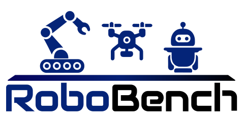 RoboBench Graphic (Text and robot images)